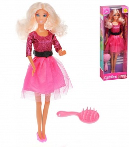 Игровой набор Модница с куклой и аксессуаром (Defa Lucy, 8226 pink)